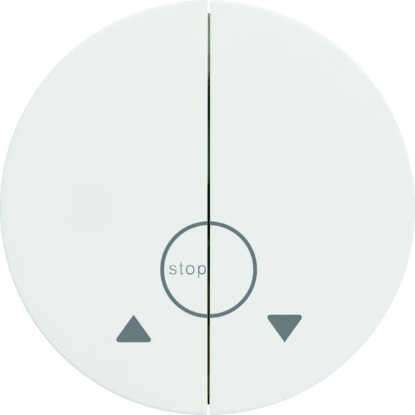 Bouton poussoir pour volet roulant Ateha Associable Blanc WJA301B