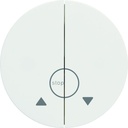 Bouton poussoir pour volet roulant Ateha Associable Blanc WJA301B