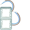 cubyko collerette double lumineuse à LED blanches 230V WNA699