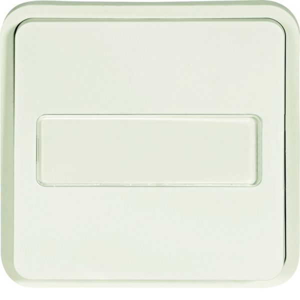 cubyko Poussoir à fermeture 1F porte-étiquette 1F associable blanc IP55 WNA025B