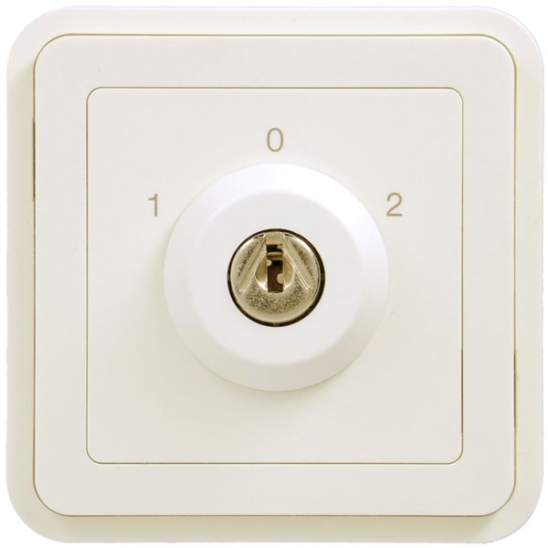 cubyko interrupteur à clé 3P extract. 0 associable Blanc WNA037B