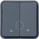 cubyko Poussoir volet-roulant associable gris IP55 WNA301