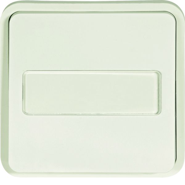 cubyko Prise 2P+T avec porte-étiquette associable blanc IP55 WNA104B