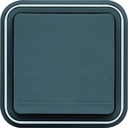 Prise de courant 2P+T Cubyko étanche IP55 grise pose en encastré WNE100