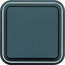 cubyko interrupteur va-et-vient encastré à griffes gris IP55 WNE001G