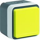 Prise de courant 2P+T étanche cubyko IP55 jaune complète installation saillie WNC100J