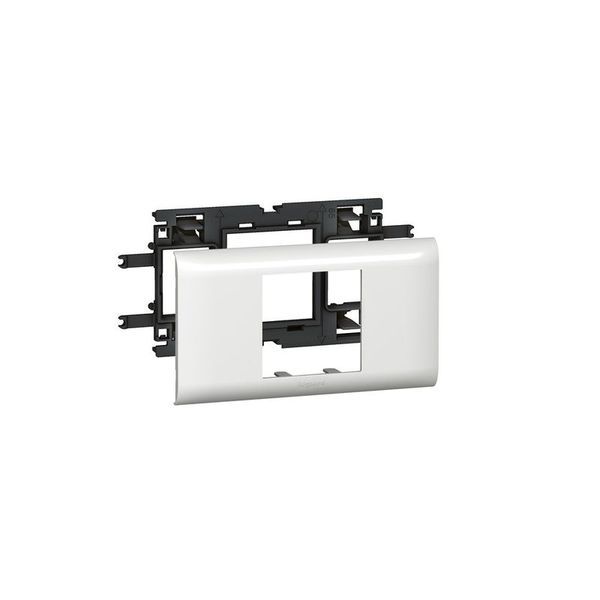 Support Mosaic 2 Modules Pour Goulotte Dlp Monobloc Avec Cou legrand 010952