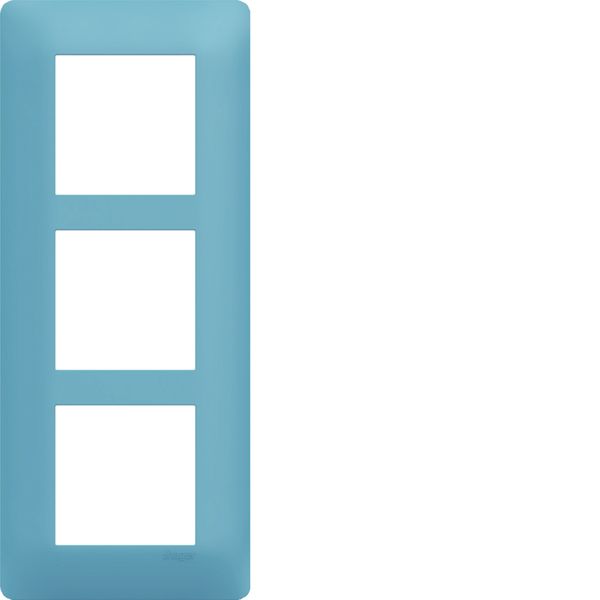 Plaque de finition Essensya 3 postes Rivera entraxe 57 mm WE537