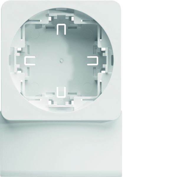 Support simple appareillage Ateha pour moulure Ateha ATA12x20/30 Blanc ATA123919016