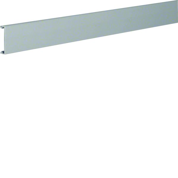 Couvercle en PVC pour goulotte de câblage BA7 40mm gris clair BA70402K