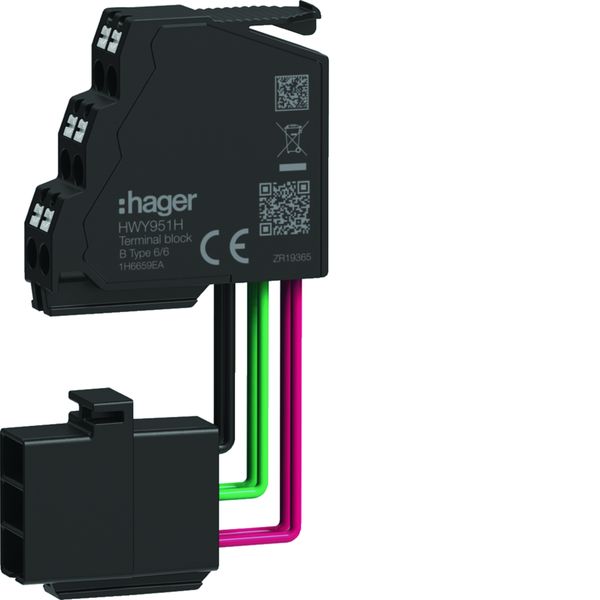 Connecteur d'auxiliaire type B 6/6 pour ENCT, Sentinel HWY951H