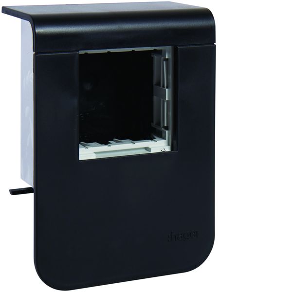 Support d'appareillage 45x45 pour plinthe SL20055 noir SL200559709011