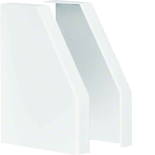 Paire d'embouts côtés droit et gauche pour goulotte RK 190x110mm Blanc L22399010