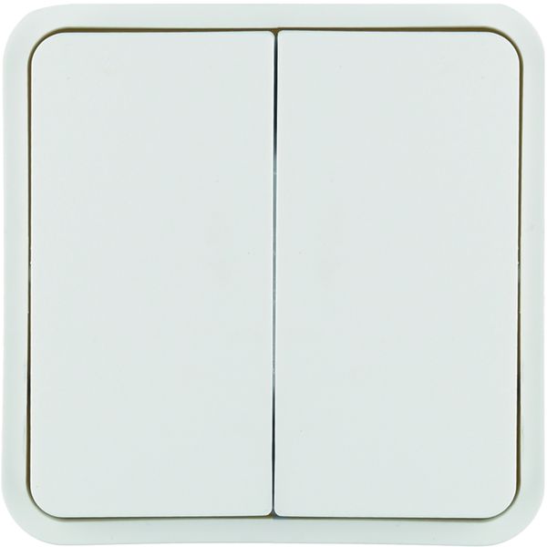 Cubyko 2 touches KNX coloris blanc WNT944B