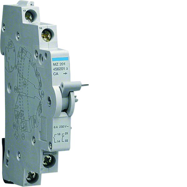 Contact auxiliaire 10+1F 6A 240V AC MZ201