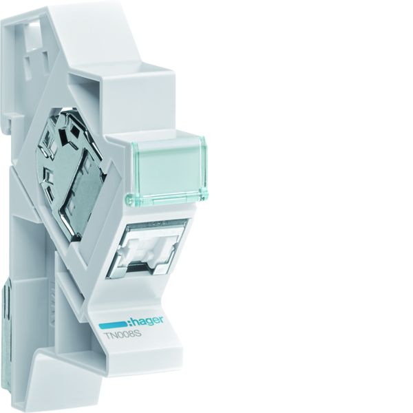 Connecteur RJ45 cat.6a + support modulaire pour grade 3TV TN008S