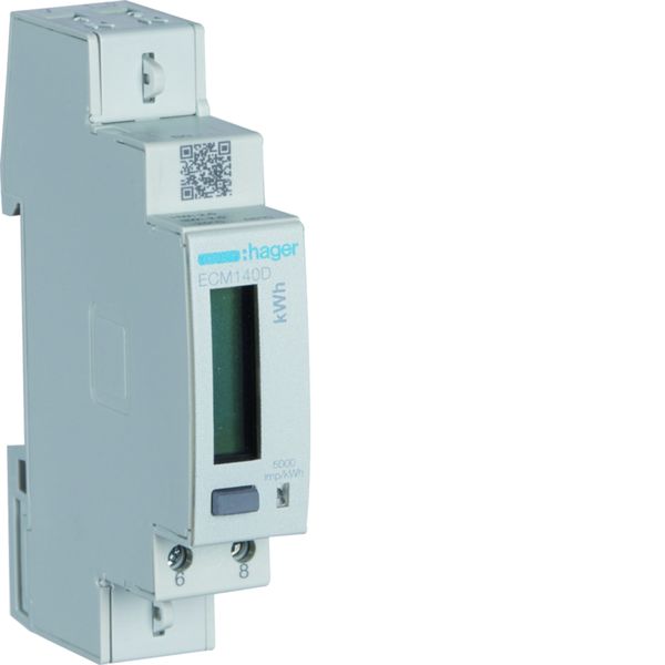 Compteur d'énergie monophasé 40A communiquant en M-BUS certifié MID ECM140D