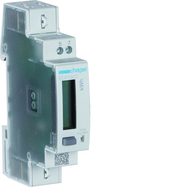 Compteur d'énergie monophasé 80A communiquant MOBDUS RS485 bornes rapides RJ45 ECP140D