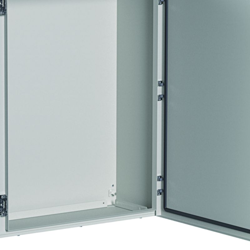 Coffret métallique porte pleine orion plus IP65 IK10 800x600x250mm Gris clair FL123A