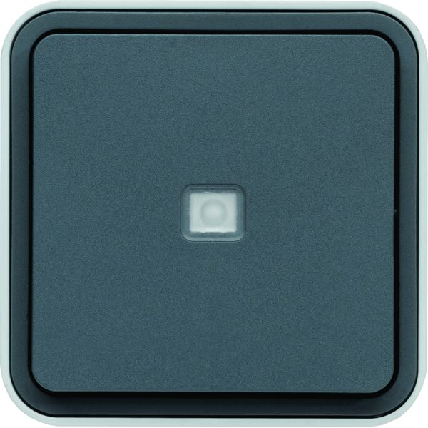 cubyko leaf va-et-vient lumineux étanche IP55 gris installation saillie WNC002EC