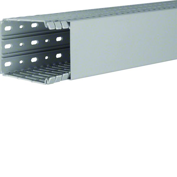 Goulotte de câblage BA7 100x80mm PVC gris pierre BA7100080