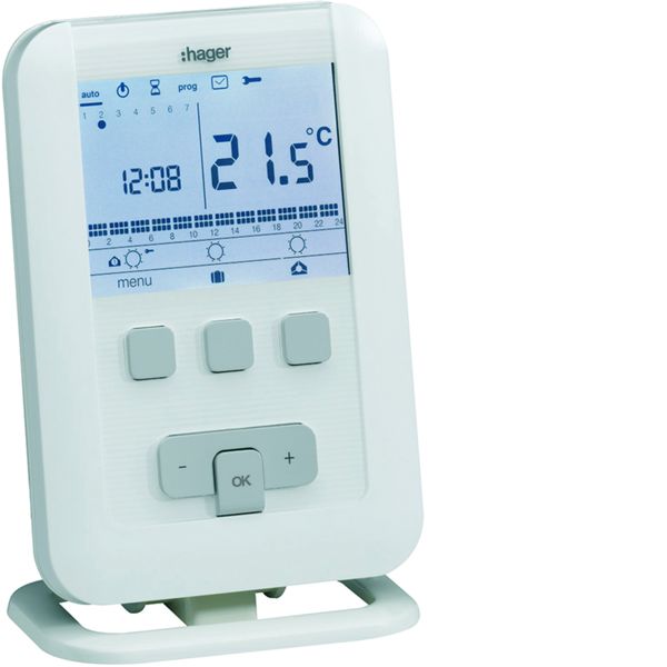 Programmateur radio pour chauffage électrique 1-2-3 zones 7j EK660P
