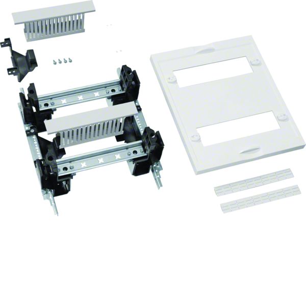 Unité d'équipement modulaire goulotte 20 modules sur 2 rangée 300x250mm univers UD21B6