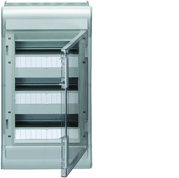 Coffret de distribution étanche Vector IP55, 3 rangées 36 modules 552x310x151mm VE312F