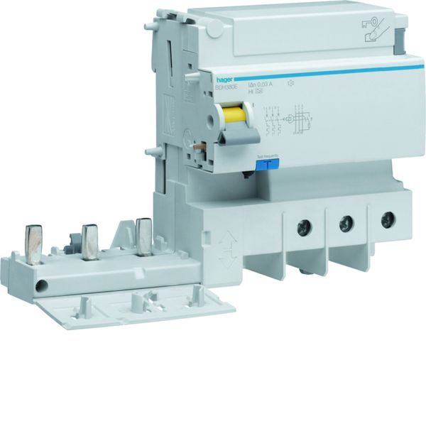 Bloc différentiel 125A 30mA 3P type A HI à bornes alignées BDH380E