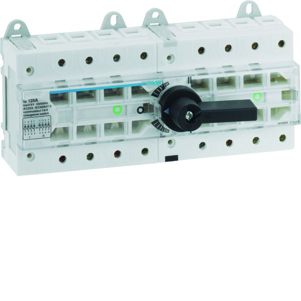 Inverseur de source modulaire 4P In125A Ue380 - 690Vac Poignée rotative courte HI406R