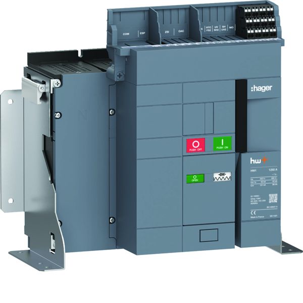 Interrupteur Ouvert HW1 1250A 4P Fixe HW1W412FS