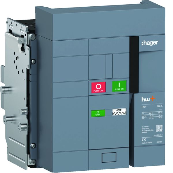 Interrupteur Ouvert HW1 800A 3P Débrochable HW1W308DS