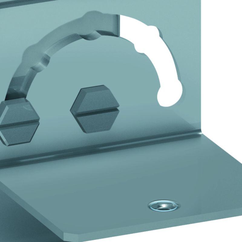 Equerre fixation rail socle h100 FZ801A