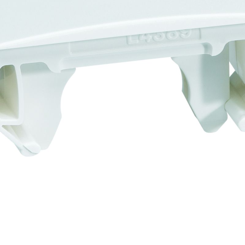 Clip de verrouillage et joint de couvercle pour goulotte GBD et GBA, Blanc GBDCLIP9016