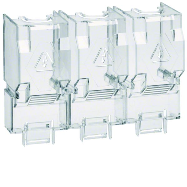 Capot cache borne 3P interrupteur fusible 200 à 400A HFDxxx HZF204