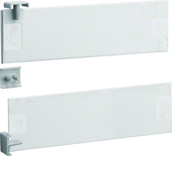 10 bouchons latéraux pour barres de pontage 2P 10mm² KZ022