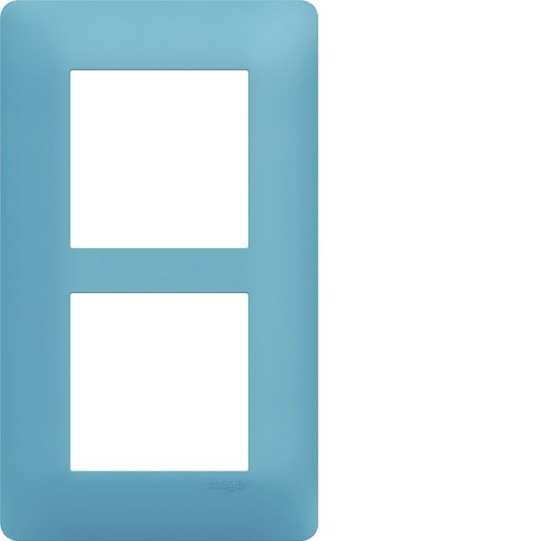 Plaque de finition Essensya 2 postes Rivera entraxe 57 mm WE536