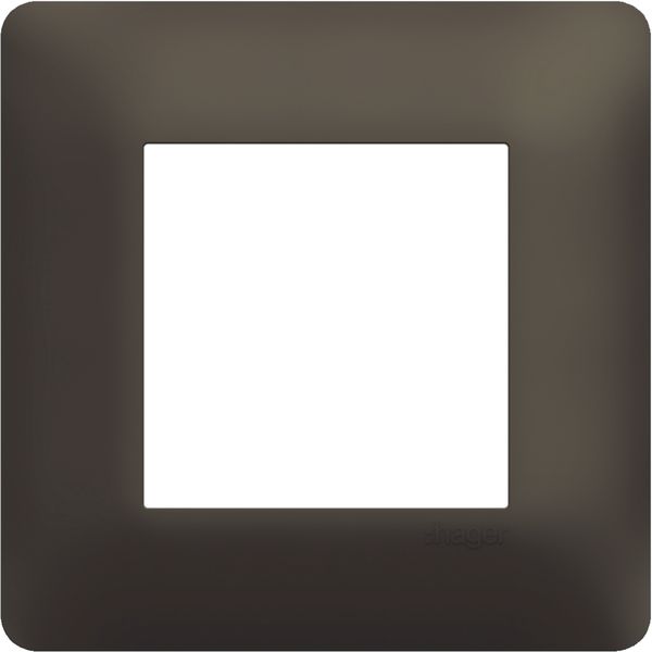 Plaque de finition Essensya 1 poste Terra WE571