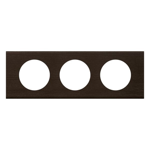 Plaque 3P Teinte Wengue legrand 069203