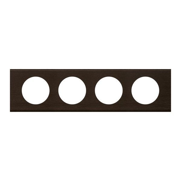 Plaque 4P Teinte Wengue legrand 069204