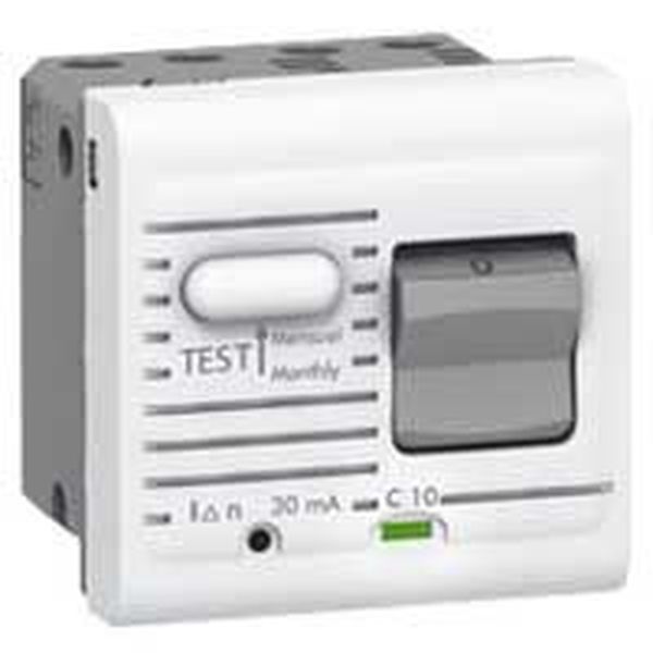 Disjoncteur Différentiel Uni+Neutre 230V~ 10A 30Ma Mosaic 2 legrand 077531