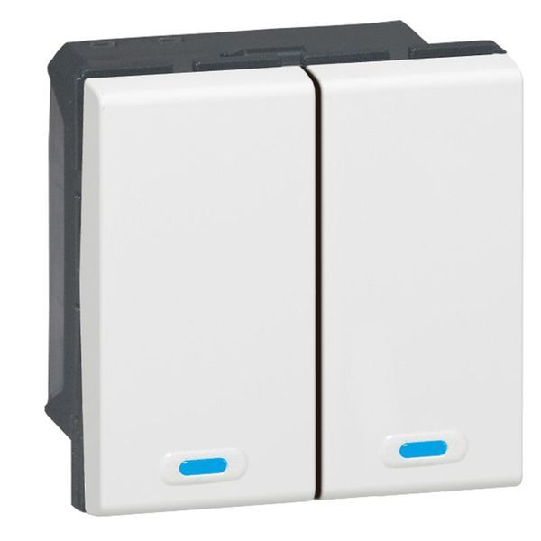 Cde Knx Mosaic Type Poussoir 2 Dir legrand 078494