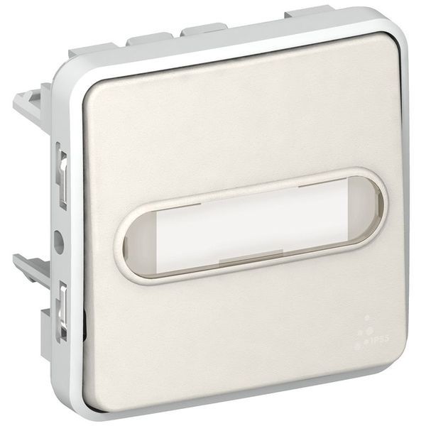 Poussoir No Lumineux Avec Portes-Étiquette Plexo Composable legrand 069633