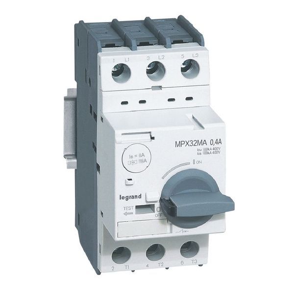 Mpx 32Ma Disjoncteur Moteur Magnetique Seul 0.4A 100Ka legrand 417342