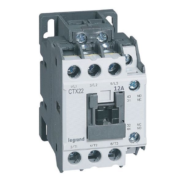 Ctx Contacteur 3P 12A 1No1Nc 380V Ac Bornes A Vis T2 legrand 416098