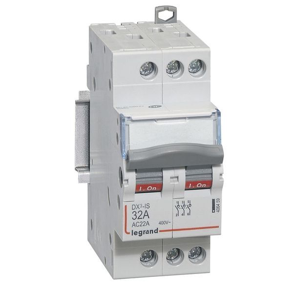 Interrupteur-Sectionneur Dx³-Is 3P 400V~ 32A 2 Modules legrand 406459