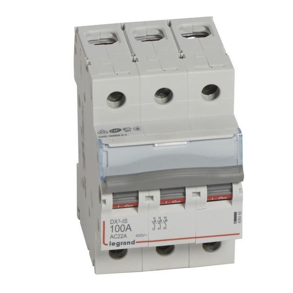 Interrupteur-Sectionneur Dx³-Is 3P 400V~ 100A 3 Modules legrand 406469