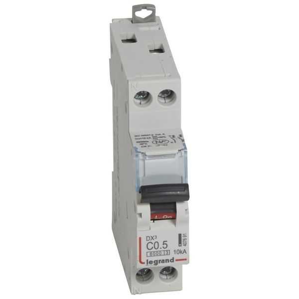 Dx3 Disjoncteur 1P+Ng C0,5 6000A/10Ka legrand 407691