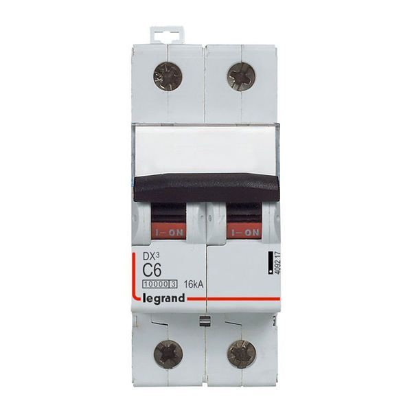 Dx3 Disjoncteur 2P C6 10000A/16Ka legrand 409217
