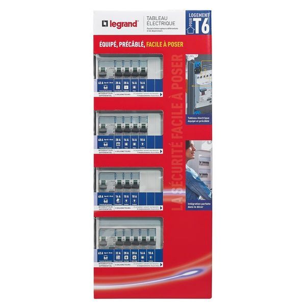 Tableau Électrique Équipé Drivia Spécial Pour Logement T6 legrand 093059